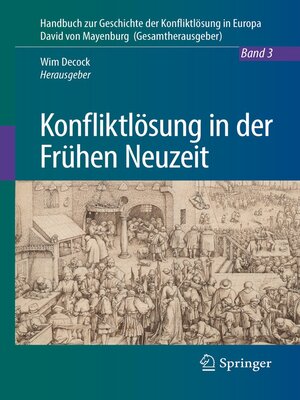 cover image of Konfliktlösung in der Frühen Neuzeit
